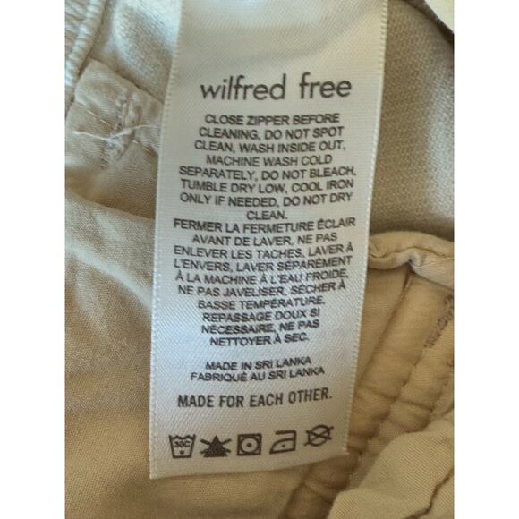 Aritzia Wilfred Free Women's Maeve Cargo Pants Beige Size 6 - Picture 7 of 8